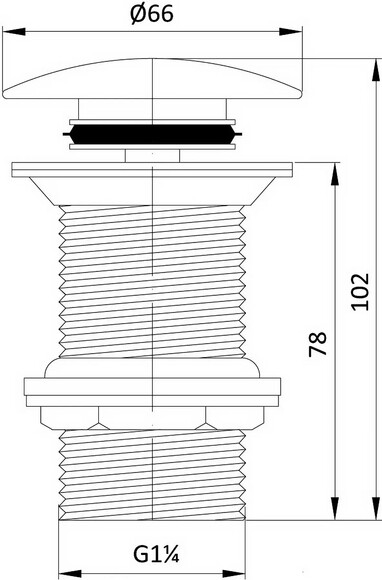 Донный клапан IMPRESE Grafiky (ZMK041807510) изображение 2