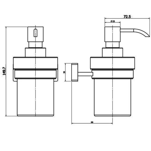 Дозатор для жидкого мыла Langberger Unique (2110921A) изображение 2