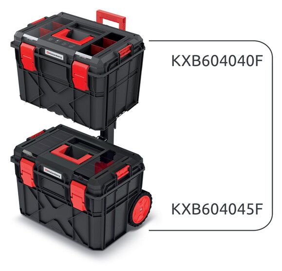 Набір ящиків для інструментів Kistenberg X BLOCK LOG (KXBS604085F) фото 2