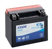 Аккумулятор EXIDE ETX12-BS AGM, 10Ah/150A