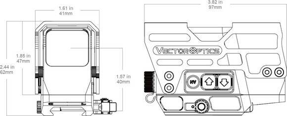 Приціл коліматорний Vector Optics Frenzy Plus 1x31x26 Multi-Reticle (SCRD-M67) фото 13