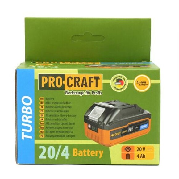 Аккумулятор PROCRAFT 20/4 Turbo изображение 11