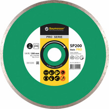 Алмазный диск Baumesser Stein Pro 1A1R 200x1,8x8,5x25,4 (91320496015)