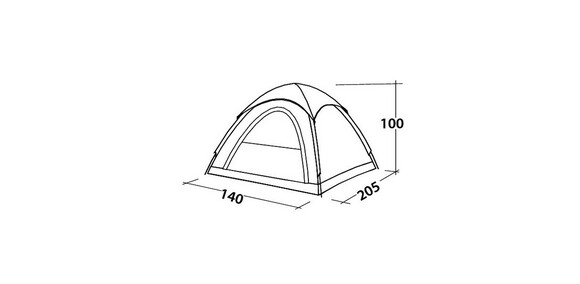 Намет Easy Camp Tent Comet 200 (44997) фото 4