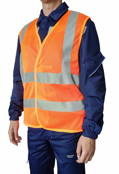 Светоотражающий жилет Free Work Absolut Reflect Air оранжевый р.XXL (67133) изображение 3