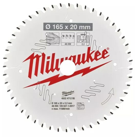 

Пильный диск Milwaukee PFTE 165х20х2.2мм 48 зубьев (4932471295)