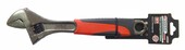 Ключ разводной Forsage с прорезиненной рукояткой 12"-300мм захват 35мм на пластиковом держателе F-649300AB