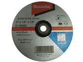 Отрезной диск по металлу Makita 230х3 30S изогнутый (D-18596)