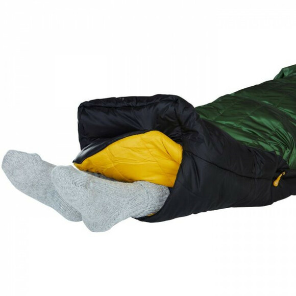 Спальный мешок Nordisk Gormsson -10° Mummy Large artichoke green/mustard yellow/black (032.0008) изображение 4