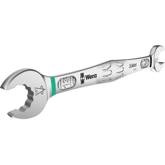 Двохсторонній ріжковий гайковий ключ WERA Joker 6005, 6×7 мм (05020310001) фото 2