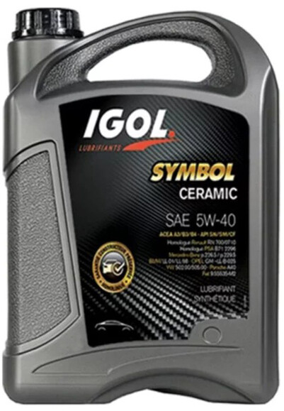 Моторное масло IGOL SYMBOL CERAMIC 5W40 2 л (SYMBCER5W40-2L)