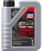 Синтетическое моторное масло LIQUI MOLY Top Tec 4300 SAE 5W-30, 1 л (2323)
