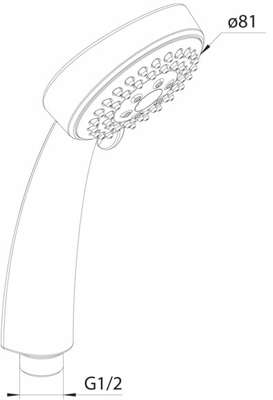Лейка для ручного душа Damixa Shower program (760200300) изображение 2