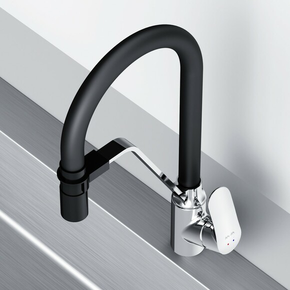 Смеситель для кухни AM.PM Like F8007802 с каналом для питьевой воды и гибким изливом изображение 2