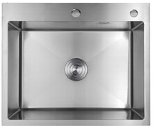 Кухонная мойка Kroner KRP Geburstet-6050HM, 3.0/1.0 мм (CV022802)