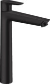 Змішувач для раковини Hansgrohe Talis E 240 71716670 одноважільний, зі зливним гарнітуром, матовий чорний