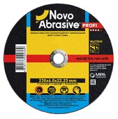 Диск шлифовальный по металлу NovoAbrasive Profi T1 14А, 230х6x22.23 мм (WG23060)