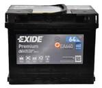 Акумулятор EXIDE EA640 Premium, 64Ah/640A