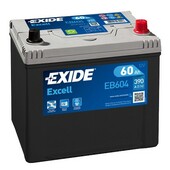 Аккумулятор EXIDE EB604 Excell, 60Ah/480A