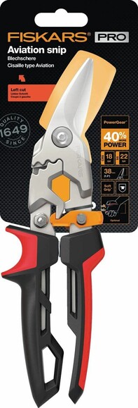 Ножницы для металла Fiskars Pro PowerGear левые (1027209) изображение 4