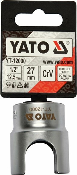 Головка торцева Yato для паливного фільтра (YT-12000) фото 3