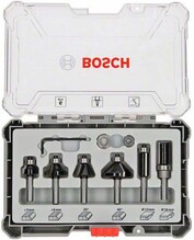 Набор кромочных фрез Bosch с хвостовиком 8 мм, 6 шт. (2607017469)