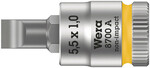 Викруткова головка шліцьова Wera Zyklop, 1/4 ", 8700 A FL, 0,8x5,5x28,0 мм (05003320001)
