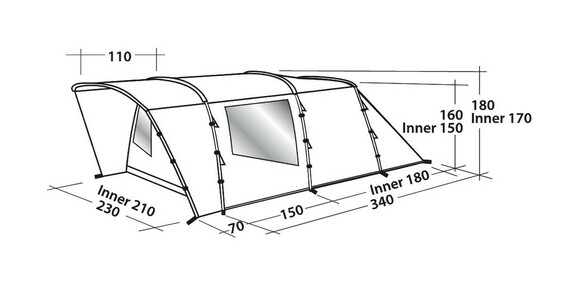 Палатка Easy Camp Tent Palmdale 300 (45006) изображение 11
