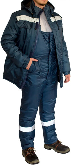 Куртка утепленная Free Work эксперт темно-синий р.60-62/5-6/XXL (57598) изображение 6