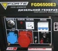 Особливості Forte FGD6500E3 5