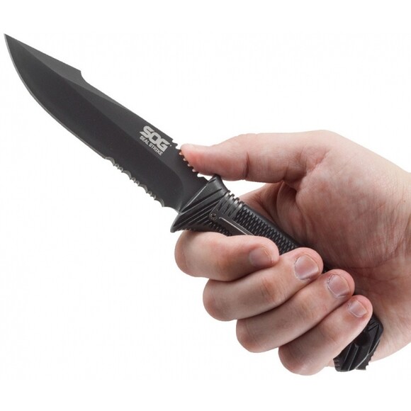 Нож нескладной SOG SEAL Strike Black (SOG SS1003-CP) изображение 6