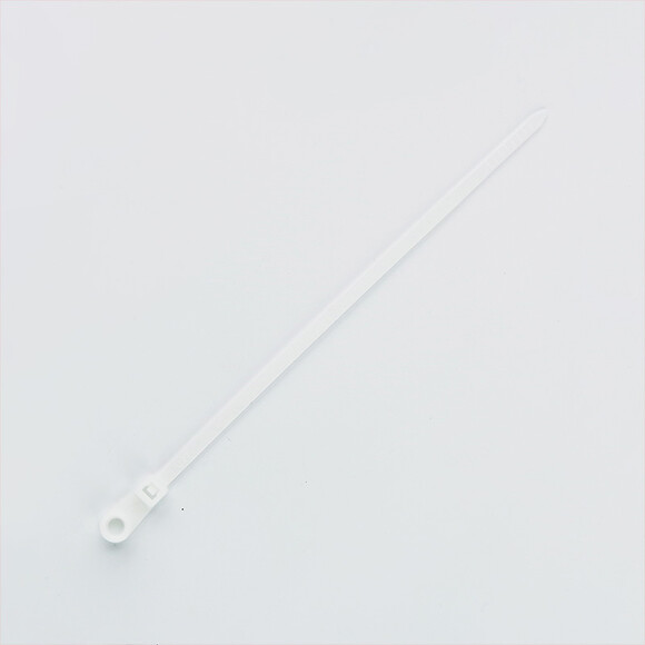 Стяжка кабельная с креплением 4х150 белая (пач 100шт) APRO (CTRM-W4150) изображение 5