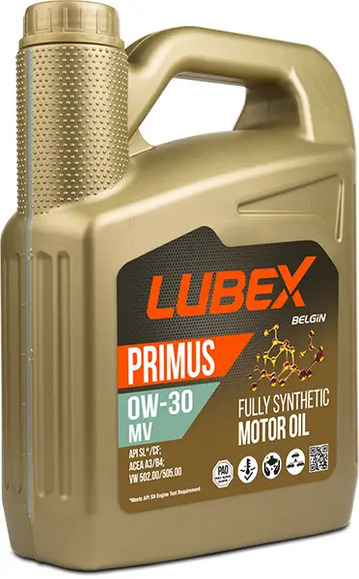 Моторна олива LUBEX PRIMUS MV 0W30, 5 л (61777)