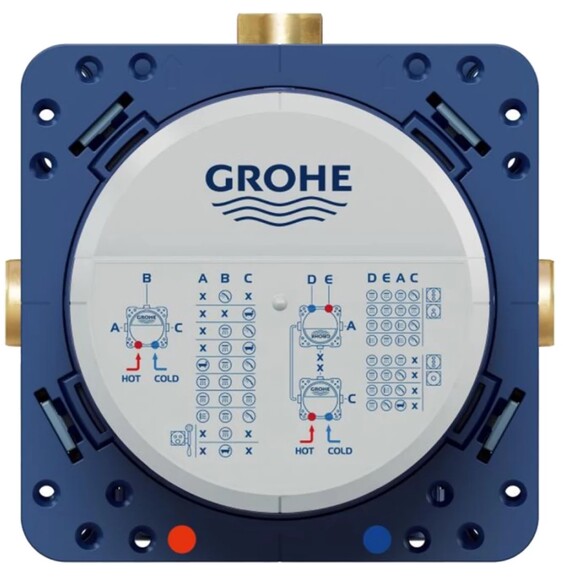 Душова система прихованого монтажу термостатична Grohe QuickFix SmartControl (UA202802R3) (CV033607) фото 2