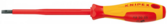 Отвертка для винтов со шлицевой головкой (тонкая) KNIPEX, SL 3.5, 100 мм (98 20 35 SL)