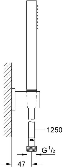 Душовий набір Grohe Euphoria Cube Stick (27702000) фото 2