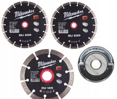 Комплект алмазних дисків Milwaukee PROMO DU 230+125+Fixtec XL (4932478957)
