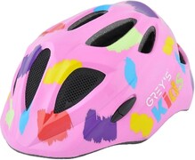 Велосипедный шлем детский Grey's, М, розовый, матовий (GR22343)