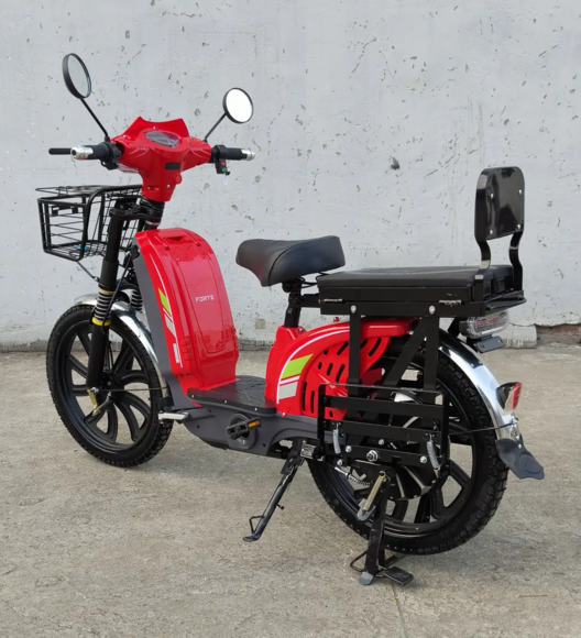 Велоскутер аккумуляторный Forte EM 219, красный (138754) изображение 5