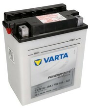 Мото акумулятор Varta YB14L-A2 FUN 12В 14Аh 190А R+