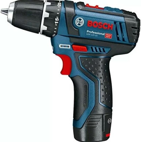 Аккумуляторный шуруповерт Bosch GSR 12V-15 + AC (060186810G) изображение 2