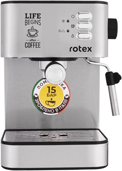 Кофеварка рожковая Rotex RCM750-S Life Espresso