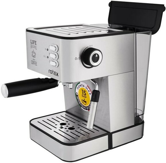 Кофеварка рожковая Rotex RCM750-S Life Espresso изображение 2