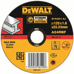 Круг отрезной DeWALT EXTREME 125х1,6х22,23 мм по металлу (DT43301)