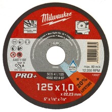 Диск отрезной по металлу Milwaukee PRO+ SC41/125 (4932451487)