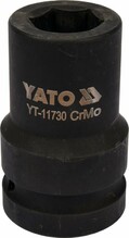 Головка торцевая ударная Yato Cr-Mo 24х80 мм, 6-гранная (YT-11730)