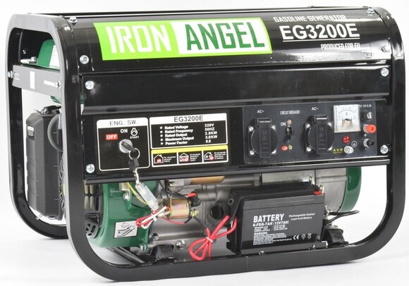 Генератор бензиновый Iron Angel EG 3200 E изображение 2