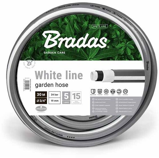 

Шланг для полива Bradas WHITE LINE 1/2 дюйм (WWL1/230)