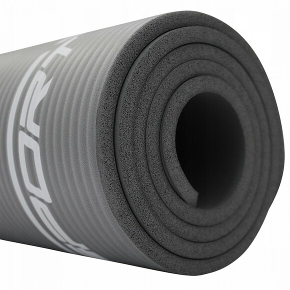 Коврик для йоги и фитнеса SportVida NBR Grey 1 см (SV-HK0247) изображение 3