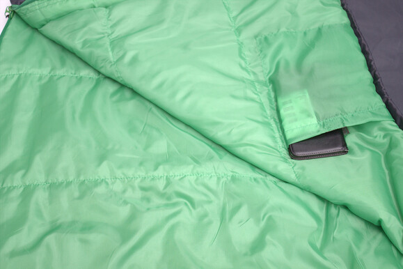 Спальний мішок High Peak Lite Pak 800/+8°C Anthra/Green Left (23272) (928921) фото 5